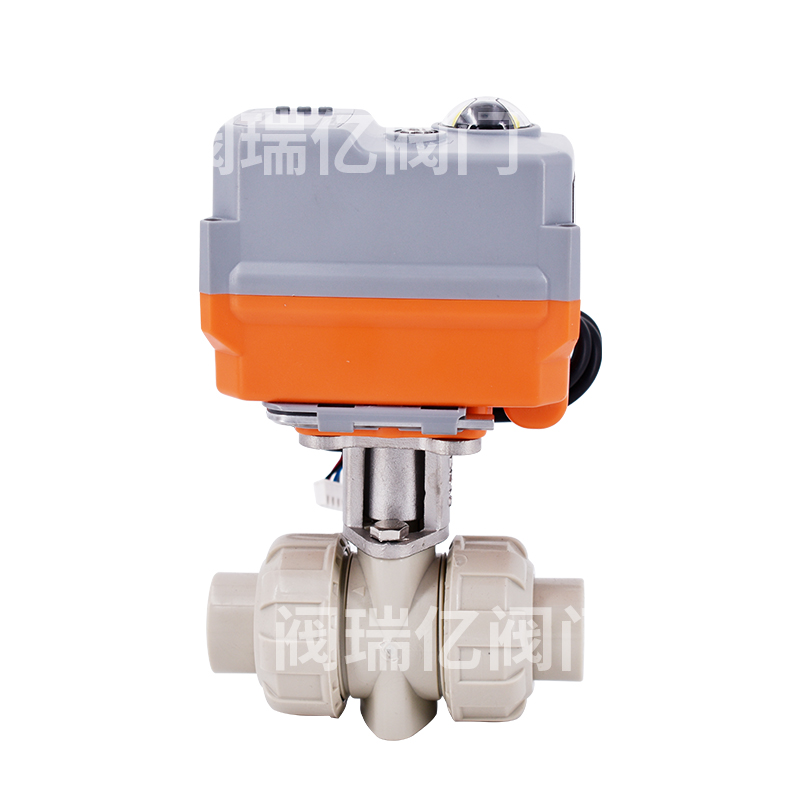 微型電動(dòng)PPH/R塑料球閥 qQ921F-10PP 耐酸堿 智能流量比例調(diào)節(jié)球閥