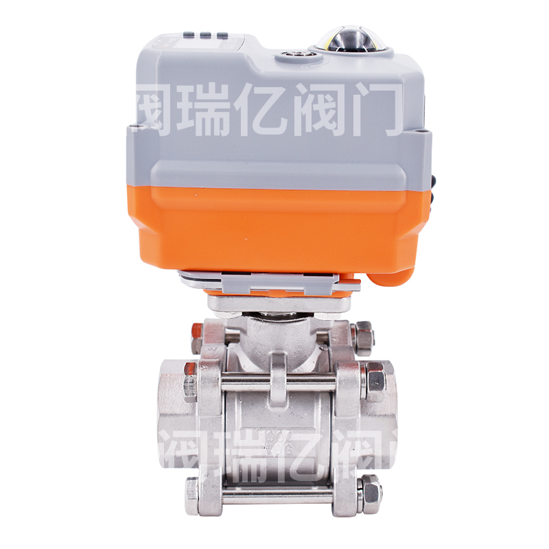 微型電動(dòng)不銹鋼三片式絲口球閥 Q911F-16P 智能流量比例調(diào)節(jié)球閥